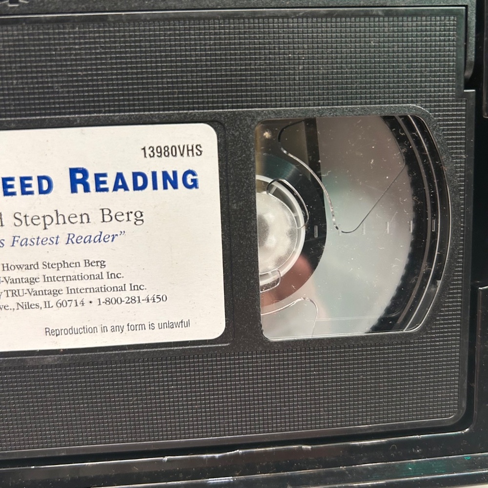 Vintage Mega Speed Reading 4 Hour Program By Howard Stephen Berg & Kevin Trudeau - Picture 7 of 8